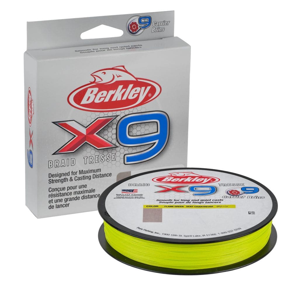 Linha de pesca Berkley x9 Braid Superline para água doce
