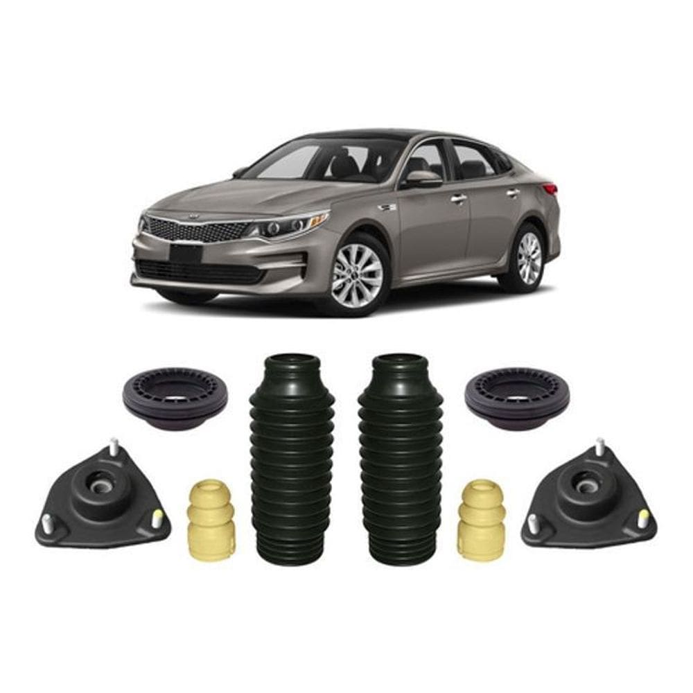 2 Kit Coxim Batente Dianteiro Kia Optima 2012 2013 2014 2015