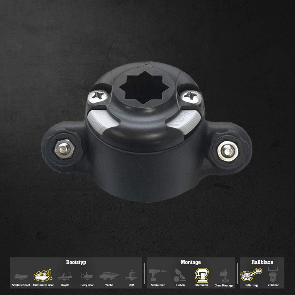 Suporte RAILBLAZA TracLoader 45 StarPort para barcos de pesca