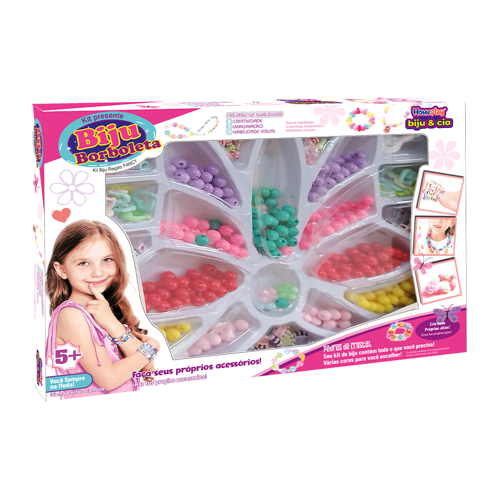 Kit Biju Presente Borboleta Homeplay