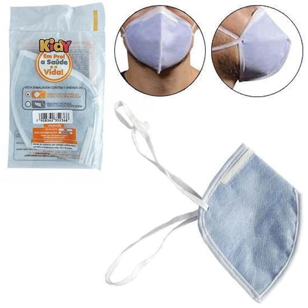 Mascara Dupla Camada De Tnt N95 Pff2 Kidy Cvd