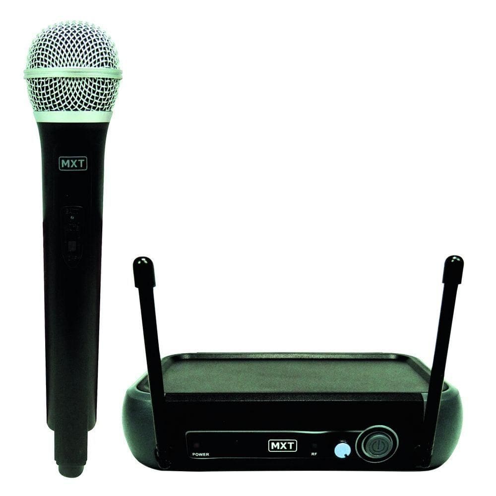 Microfone Sem Fio Mxt Uhf202-201 Frequencia 686.1mhz