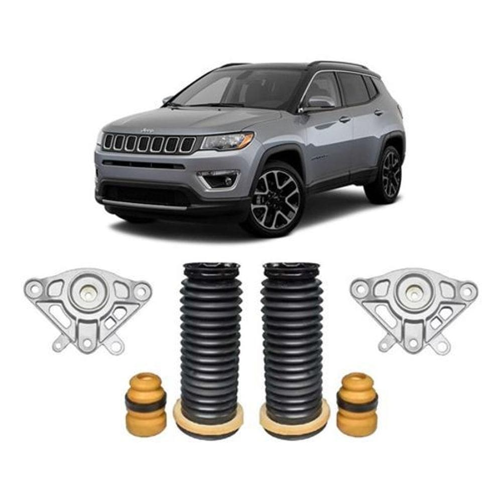 2 Kit Do Amortecedor Traseiro Jeep Compass 2018 2019 2020