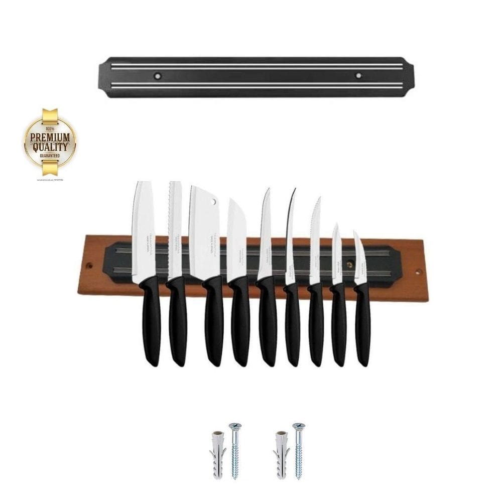 Barra Magnética Imã Suporte Facas Ferramentas Cozinha 50Cm