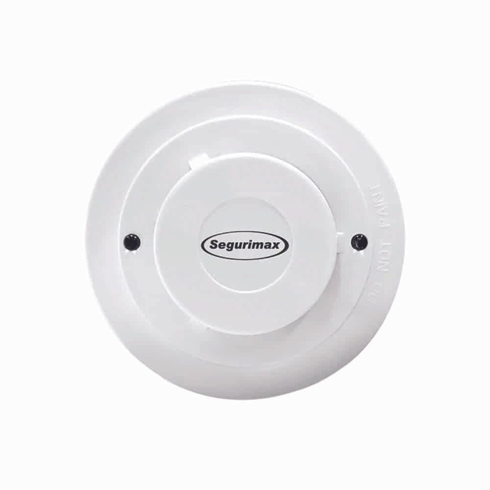 Detector Optico De Fumaca Segurimax 12-24v Contato Seco