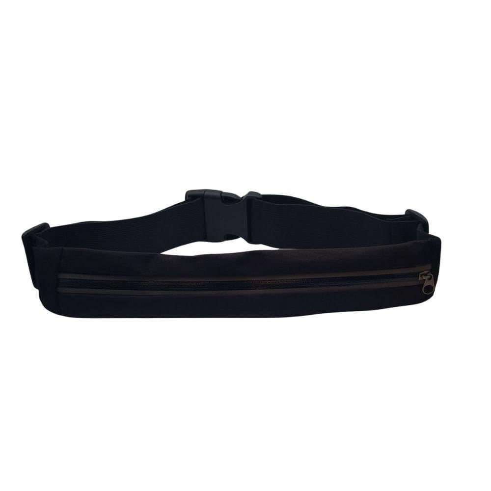 Pochete Esportiva Corrida Slim Impermeável Ajuste Na Cintura Preto