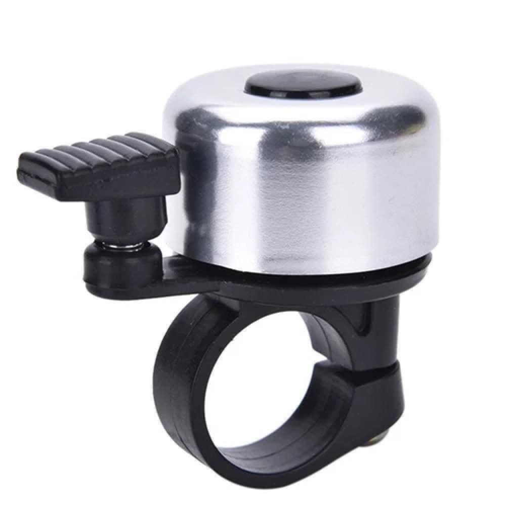 Campainha Sino Bicicleta Retro Metalico Som Tradicional Design Classico Prata