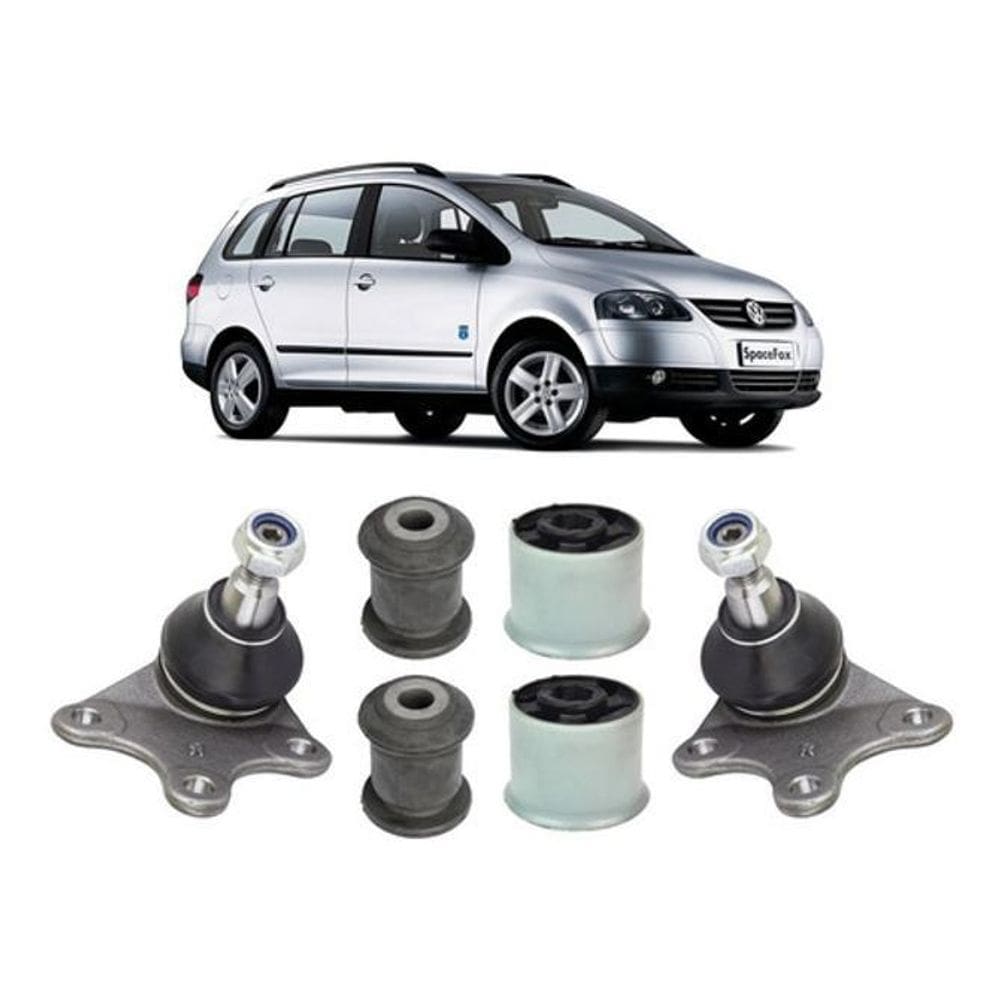 Kit Pivô Com Bucha Balança Dianteira Spacefox 2008 2009 2010