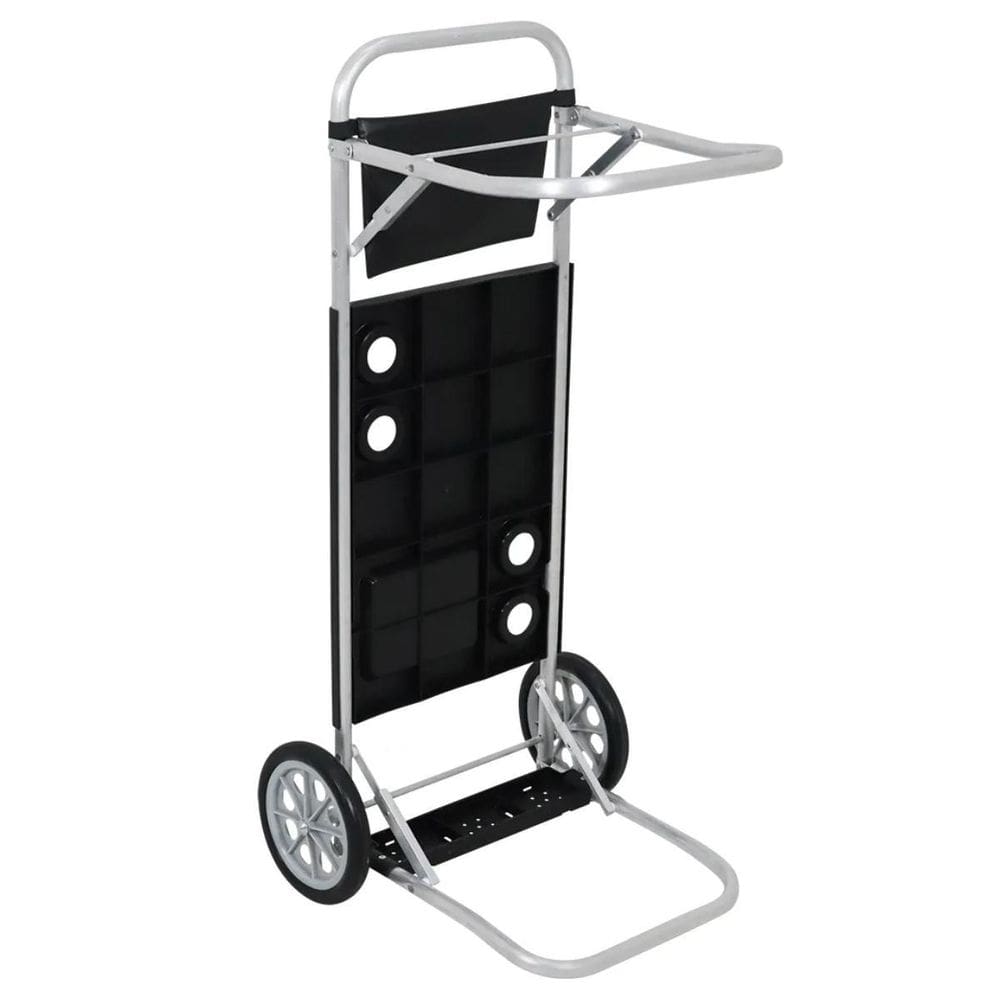 Carrinho De Praia Alumínio Multiuso Mesa Porta Copo Bolsa