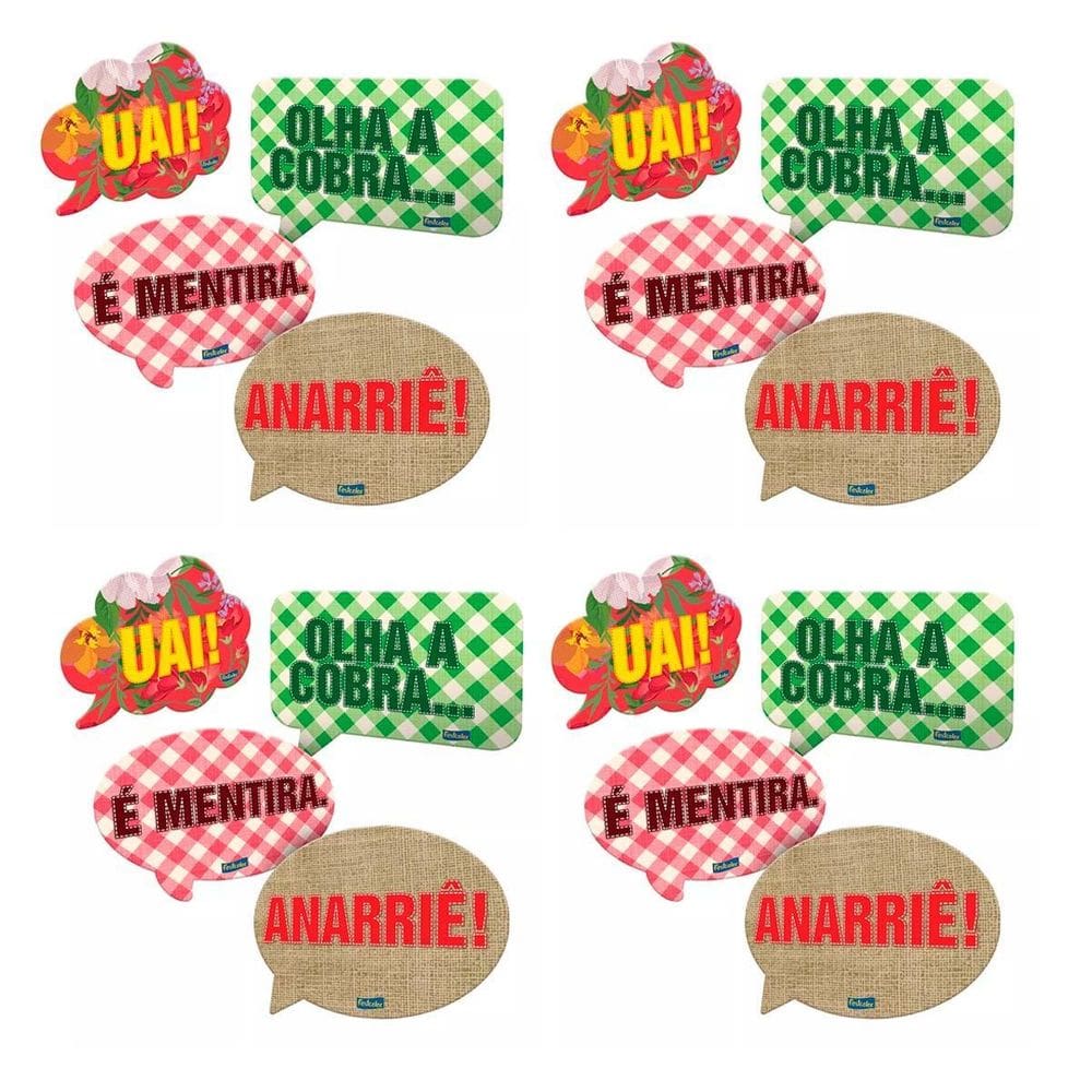 Kit Placas Divertidas Para Foto Festa Junina 45Un Festcolor