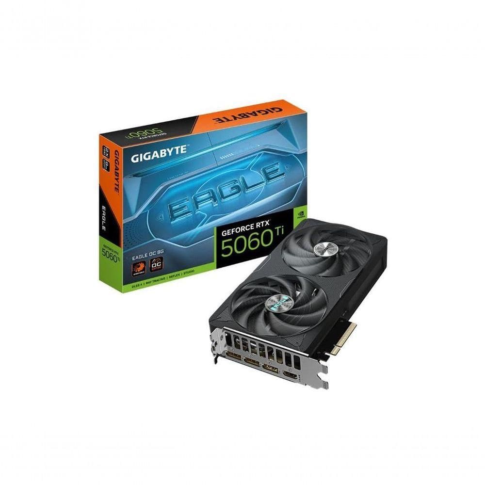 Placa De Video Gigabyte Geforce Rtx 5060 Ti Eagle Oc 8gb Gddr7 128 Bits - Gv-n506teagle Oc-8gd