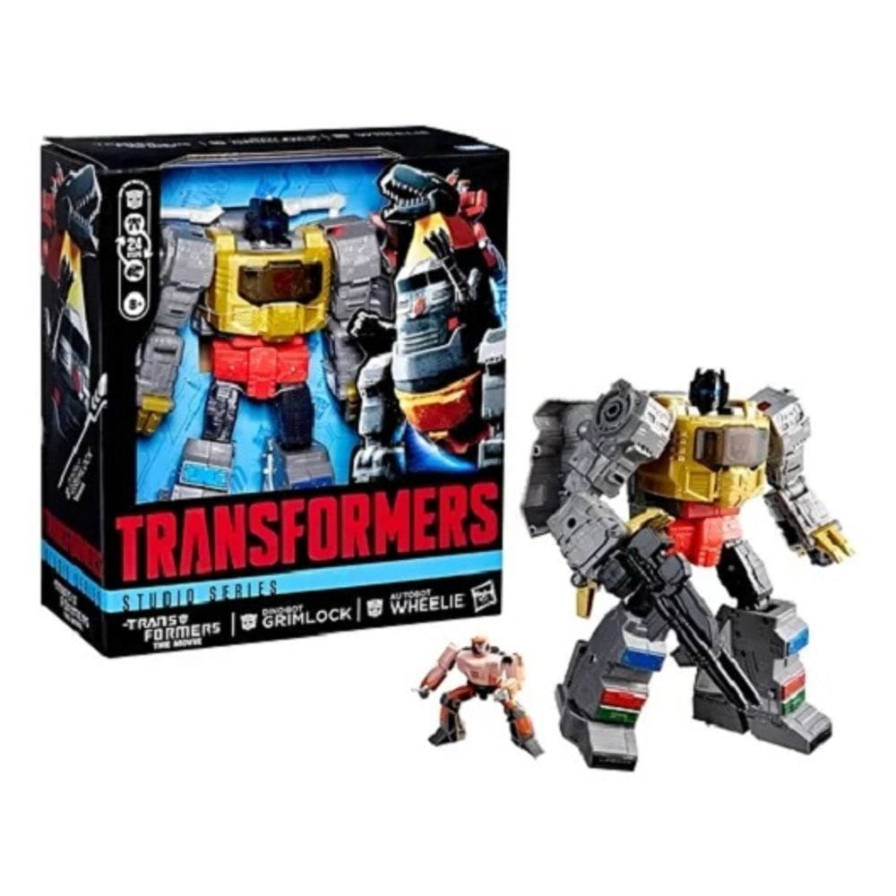 Transformers The Movie Studio Series - Classe Leader Grimlock e Autobot Wheelie - Hasbro