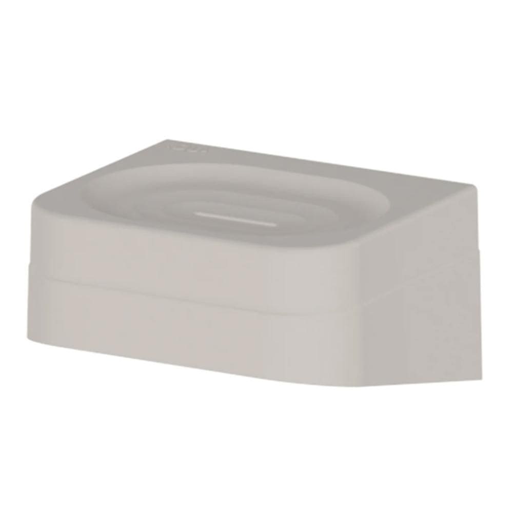 Saboneteira De Parede Banheiro Porta Sabonete Ou Bege