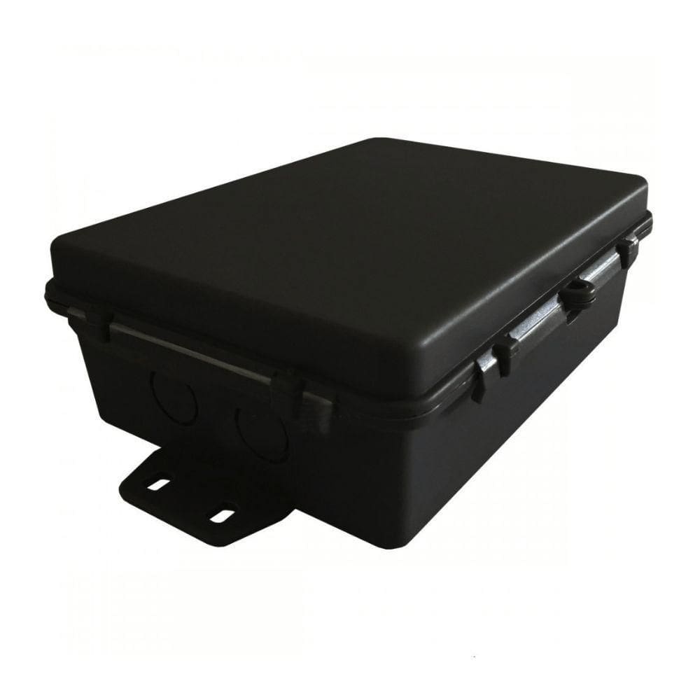 Caixa Hermetica Multitoc Vedada 14,5x10,5x7,0 Completa Preta (7898179382316)