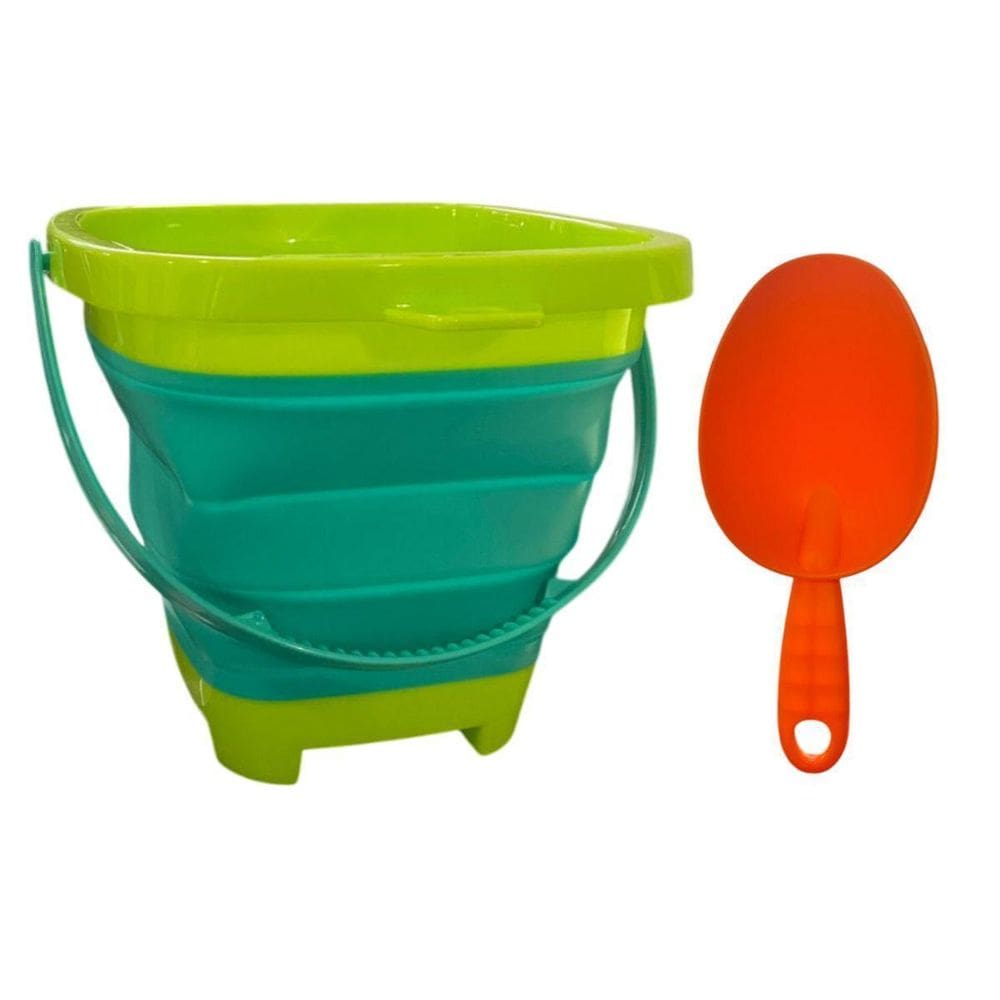 Balde Kit Praia Verde Brinquedo Aqua Zoop Com Pazinha - Zoop