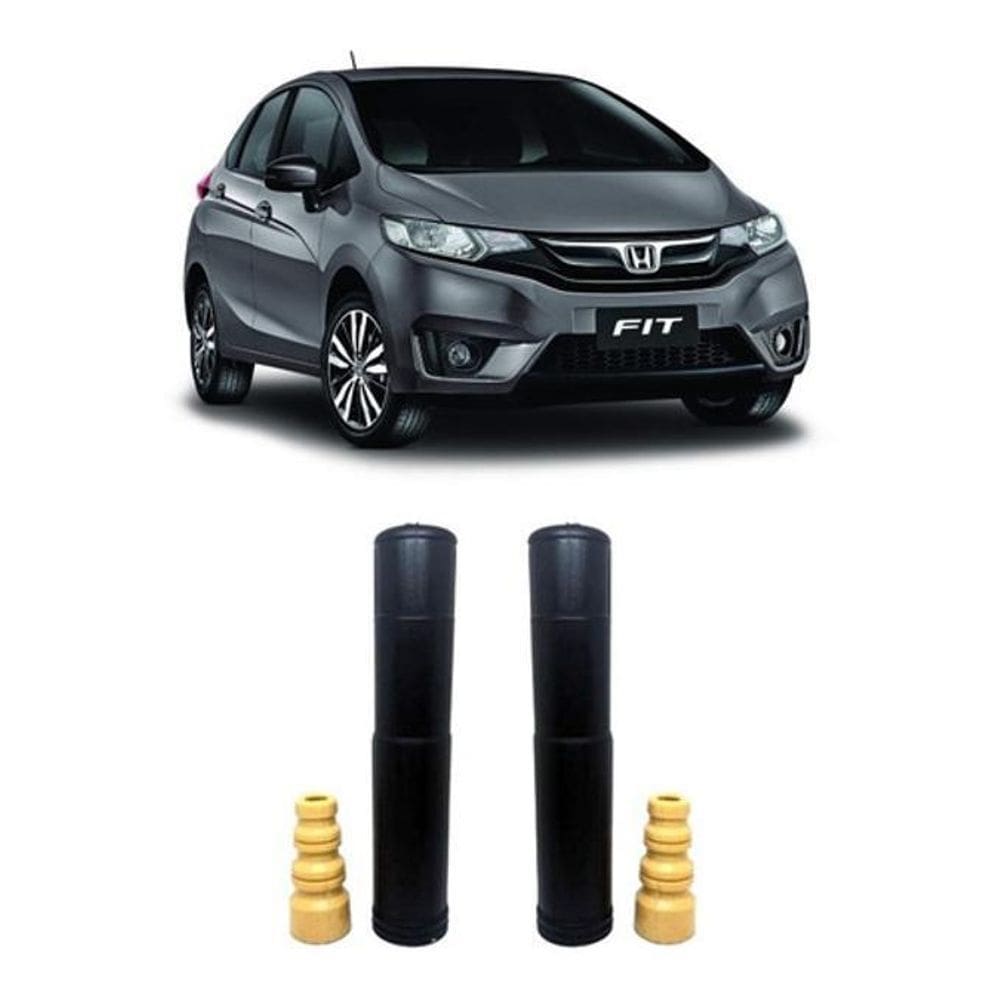 Batente Reparo Guarda Pó Traseiro Honda Fit 2009 2010 2011