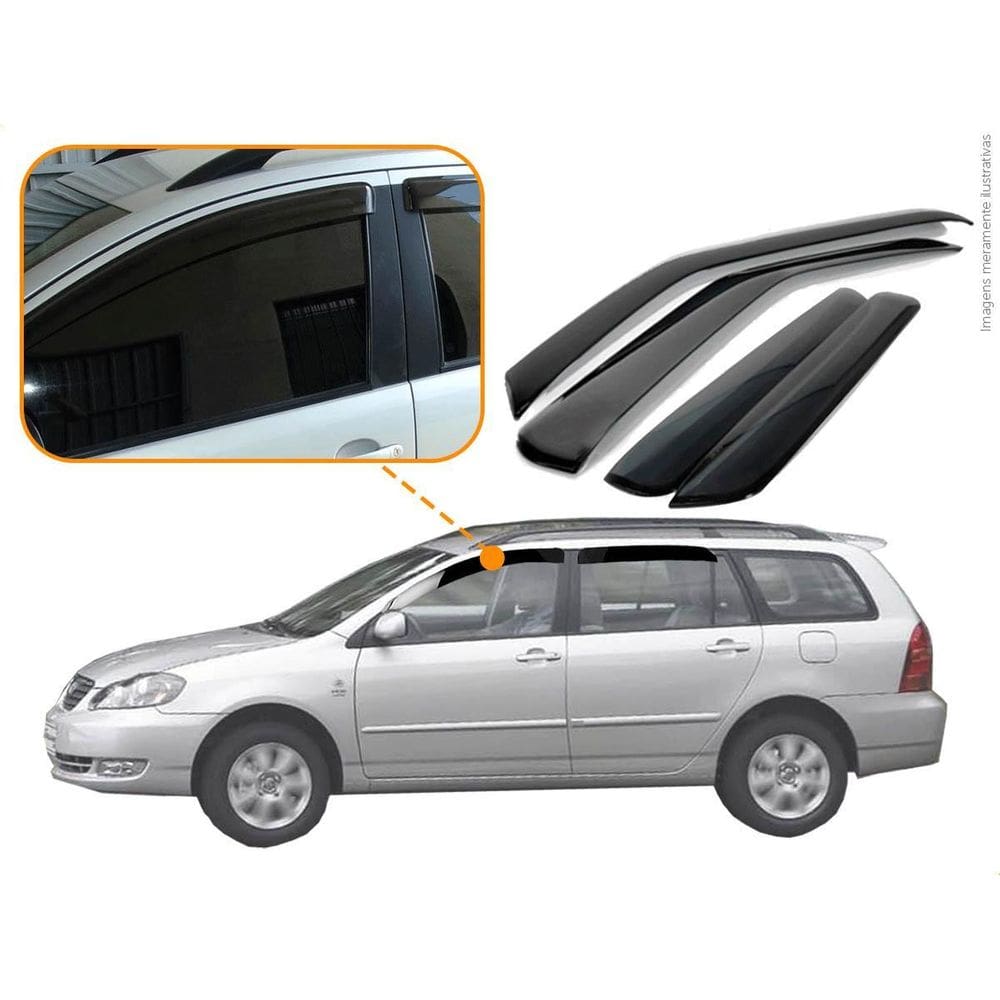 Calha De Chuva Toyota Fielder 2008