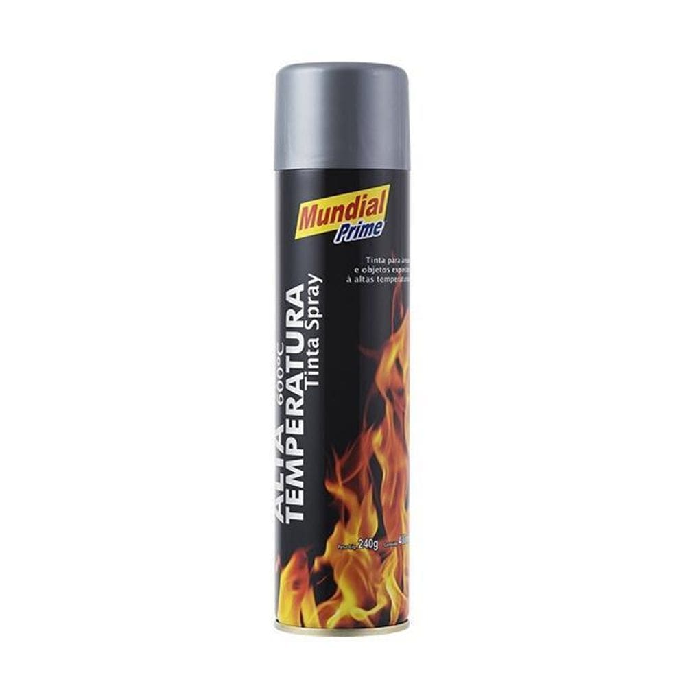 Tinta Spray Alta Temperatura Mundial Prime 400Ml