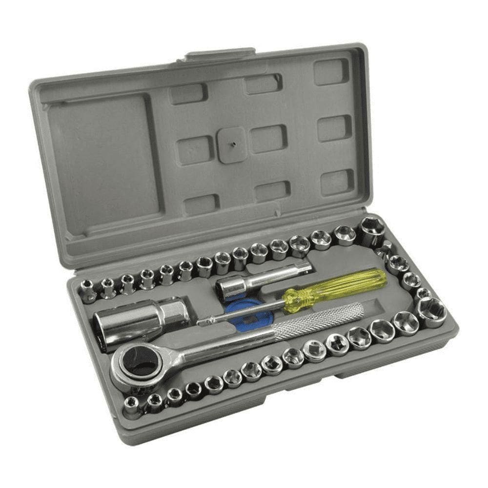 Jogo De Soquete Western Com Maleta 39 Pecas