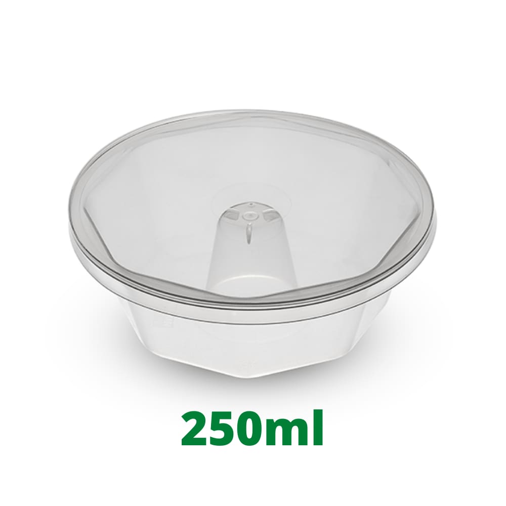 Forma Pudim C/ Tampa Média 250ml C/8un Plastilânia