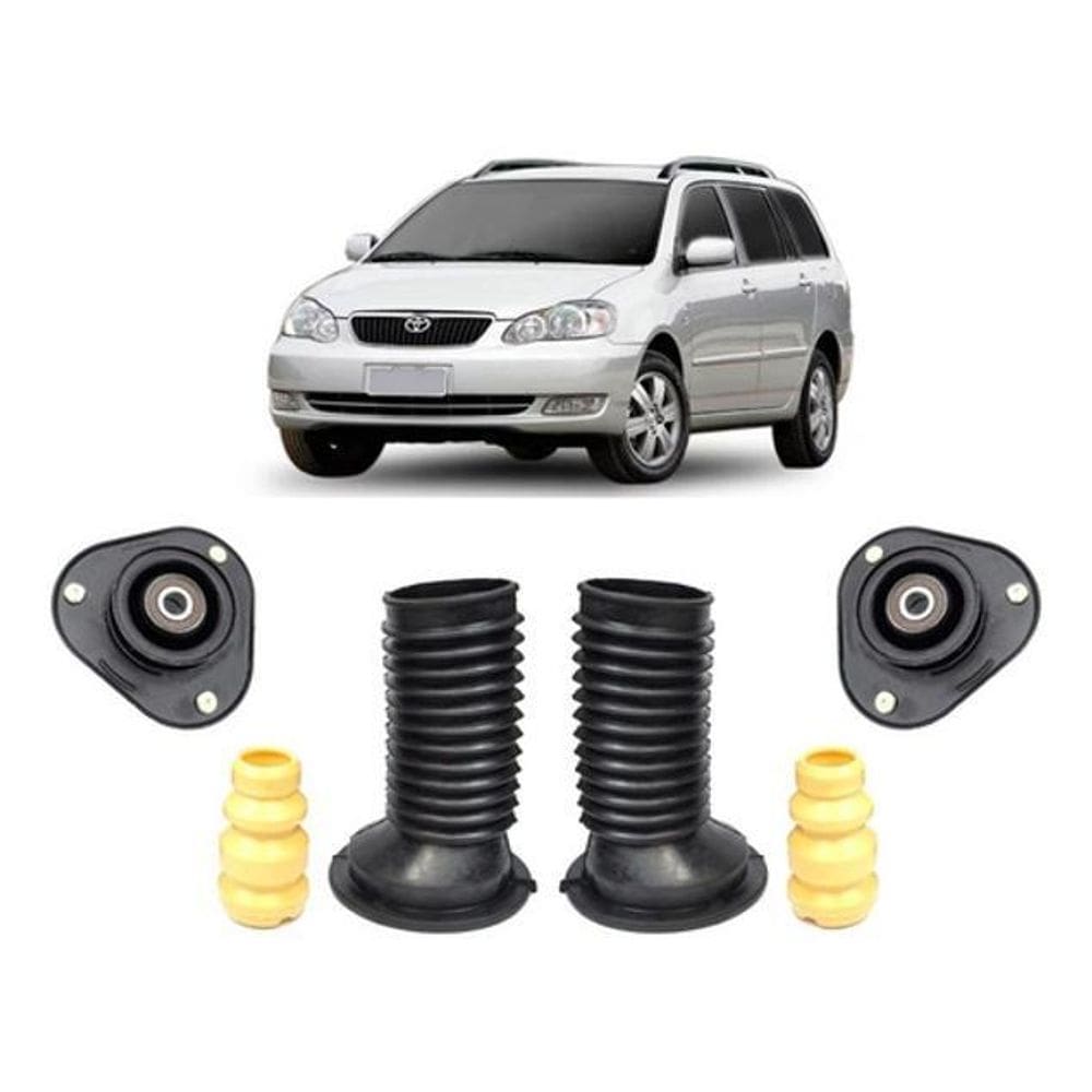 2 Kit Amortecedor Dianteiro Completo Fielder 2002 2003 2004