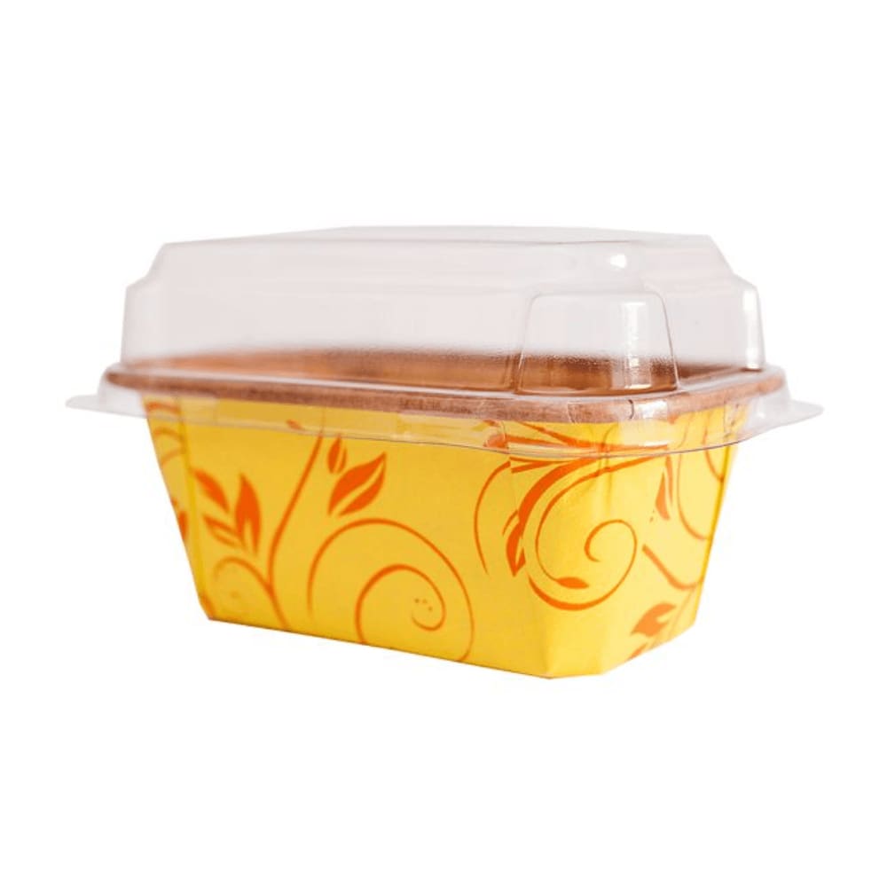 Forma de Papel Bolo Inglês Pumply Amarelo Tam P 100g c/5un Ecopack