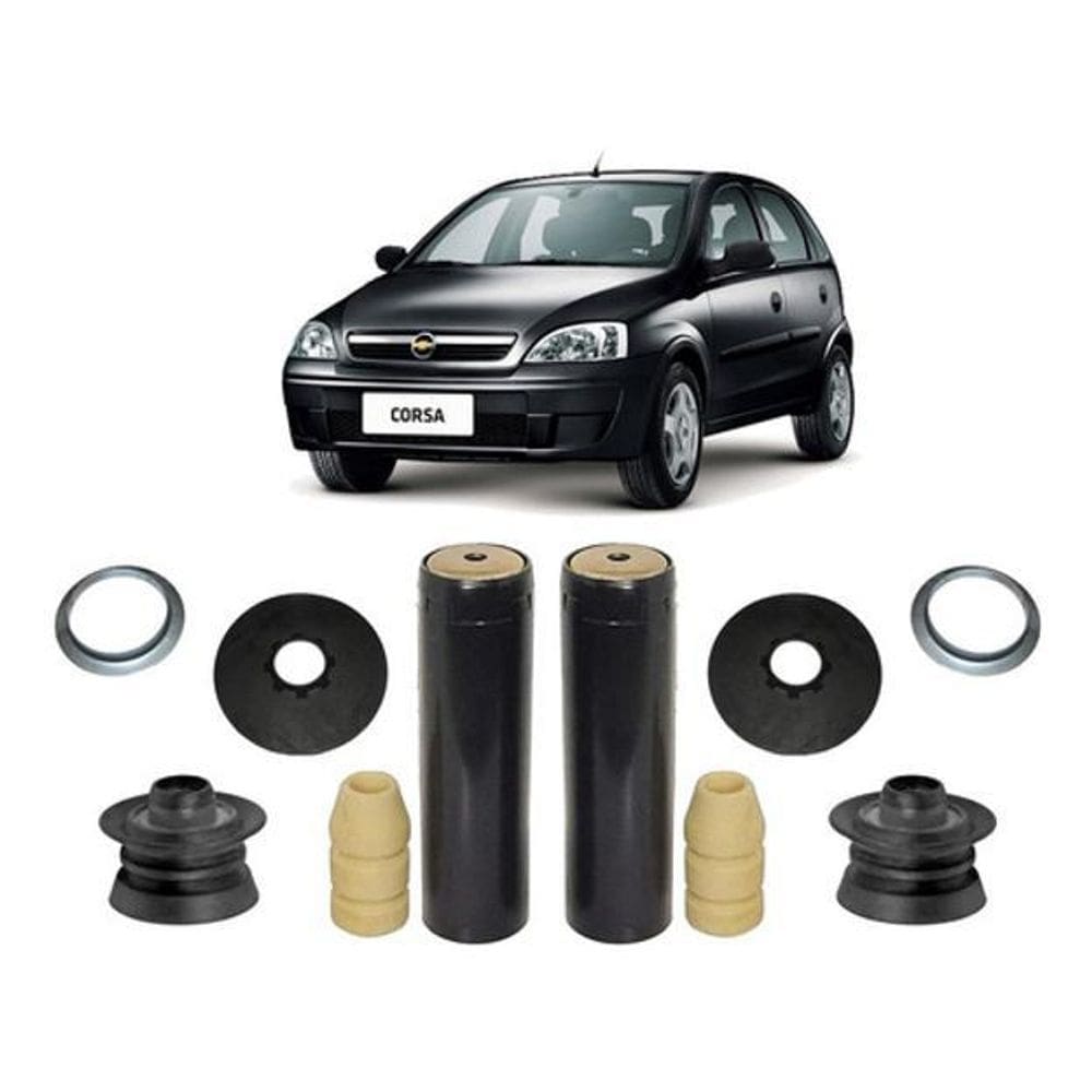 2 Coxim Batente Coifa Amortecedor Traseiro Corsa 2002 A 2013