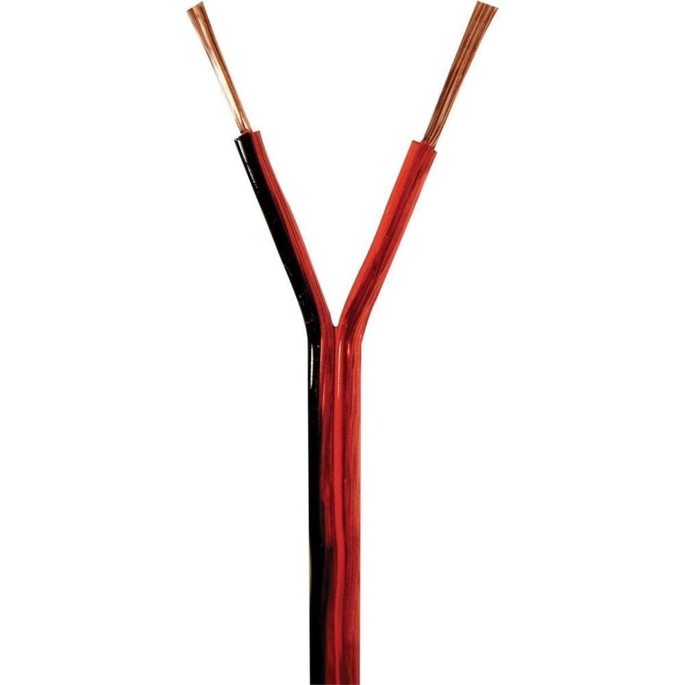 Cabo Bicolor Cristal 2X14Awg 2X1,50Mm Vermelho 100M Pompeia