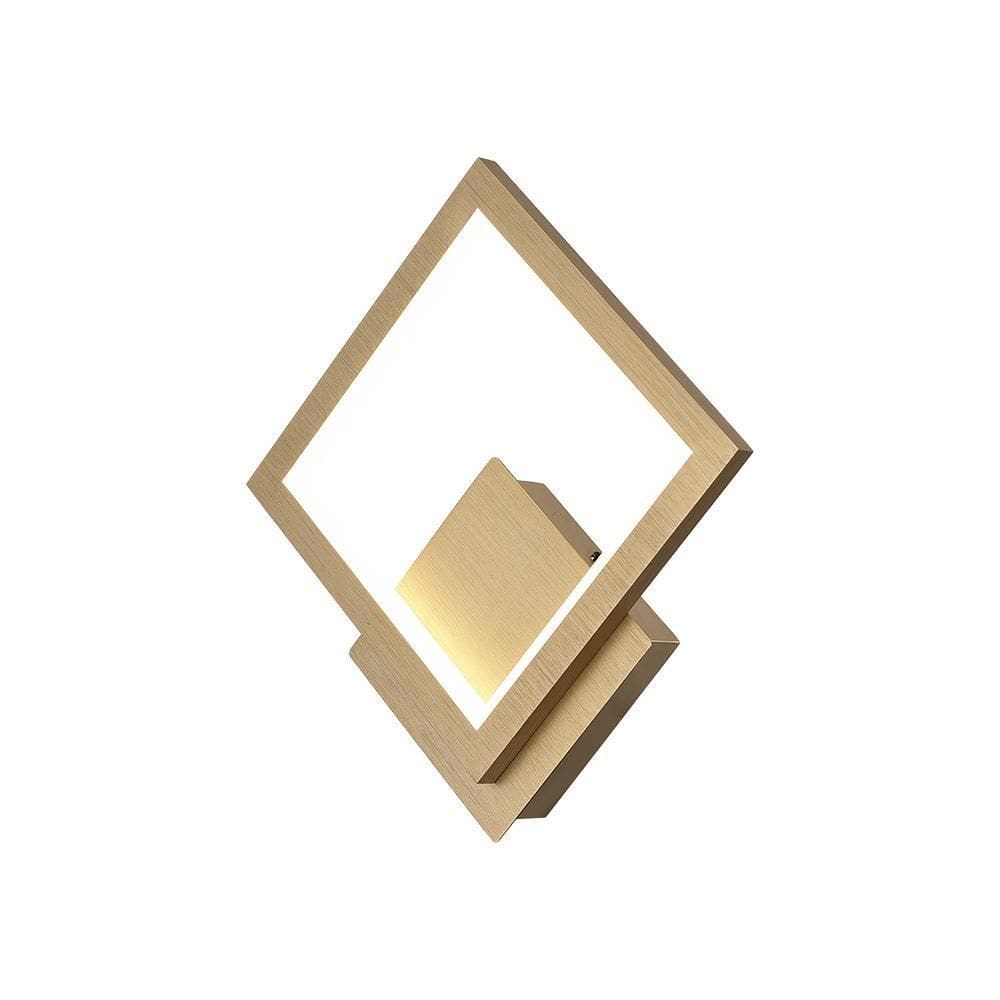 Arandela Nitrolux La-001A Dourada Led Bivolt