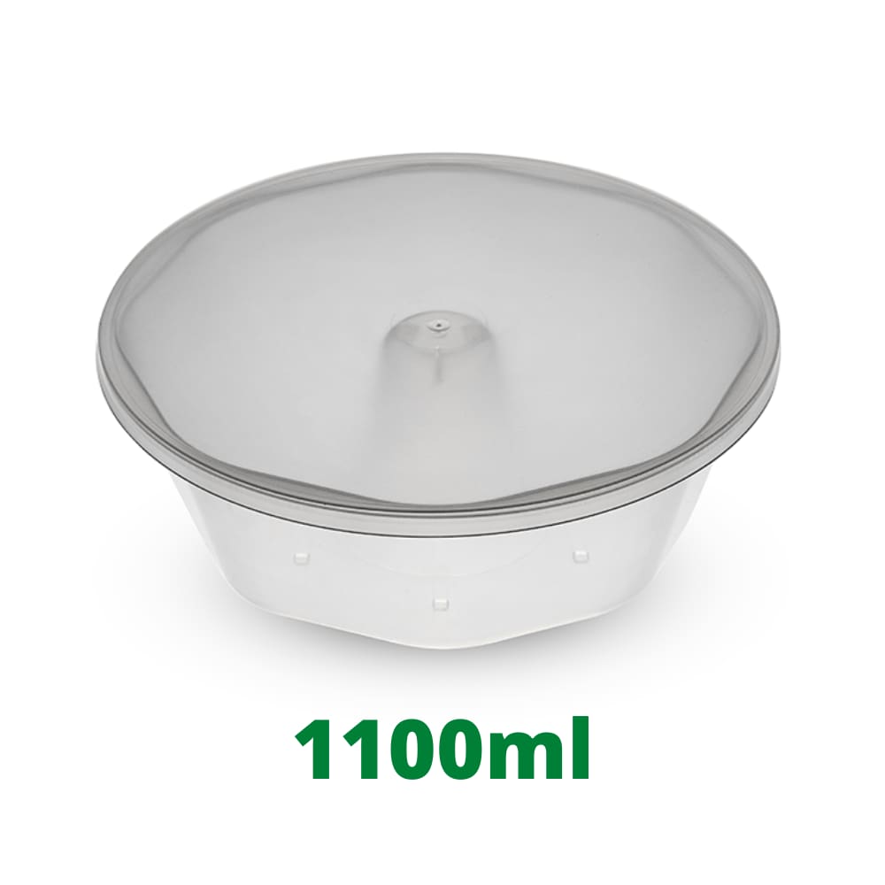 Forma Pudim C/ Tampa Família 1100ml C/5 Un Plastilânia