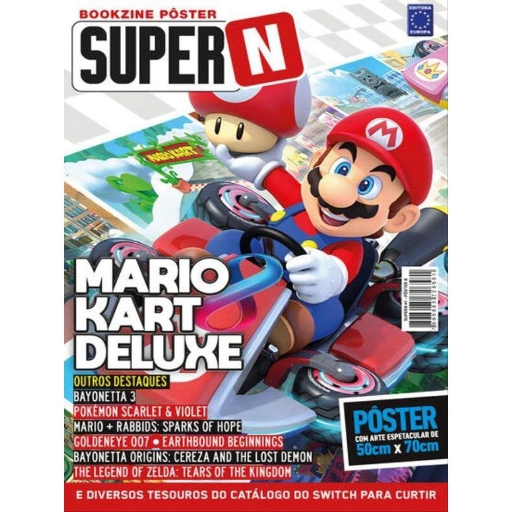 Superpôster Super N - Mario Kart Deluxe