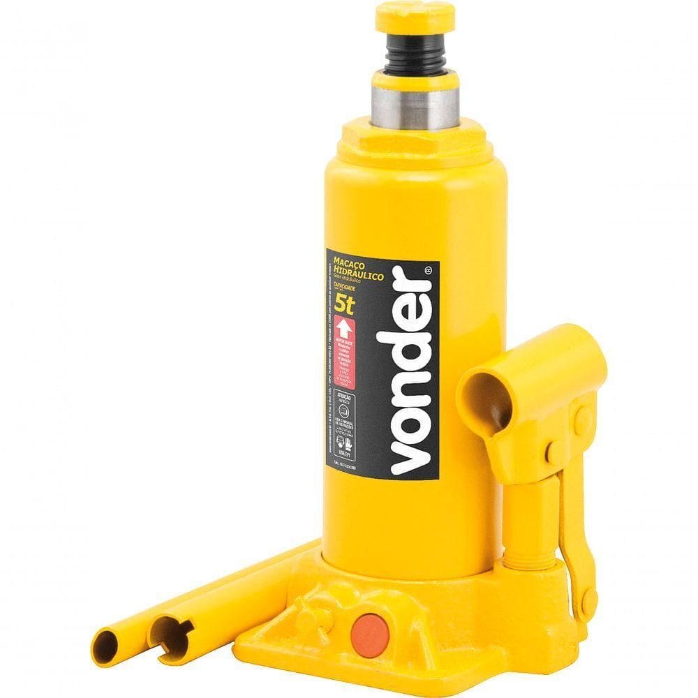 Macaco Hidráulico Garrafa 5 Toneladas 1 Estágio Vonder