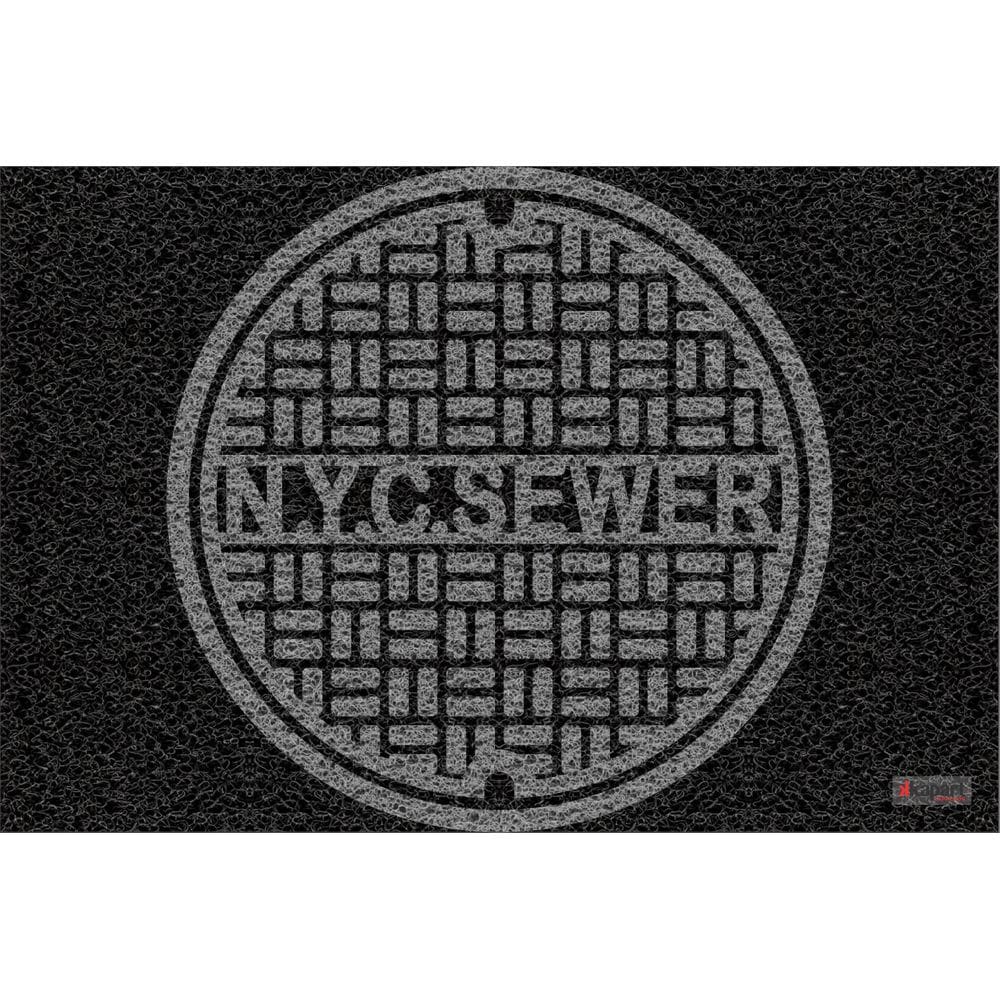 Tapete Capacho  N.Y.C Sewer 60X40