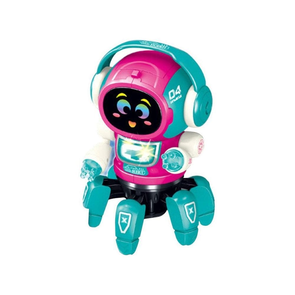 Robô Dançarino Dj Luzes Movimentos Som Brinquedo Infantil
