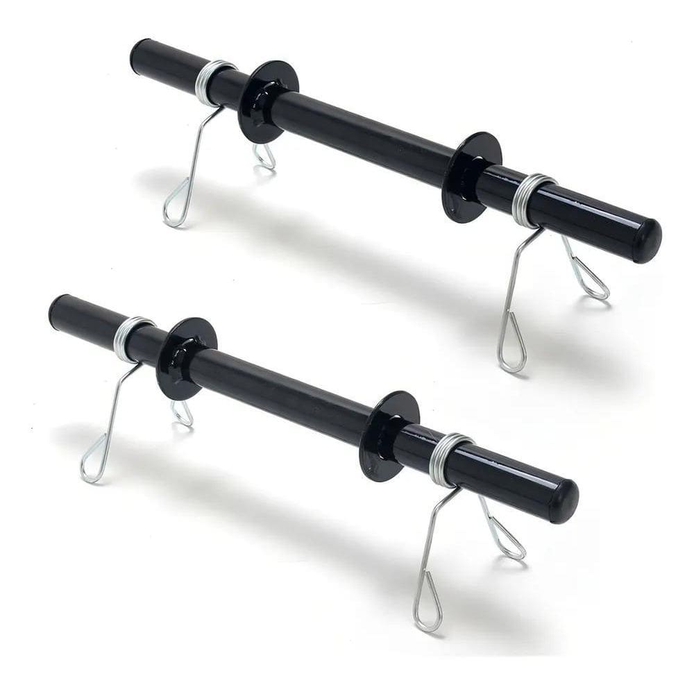 10X Par Barra Oca 40Cm Halteres Com Presilhas Sem Anilha