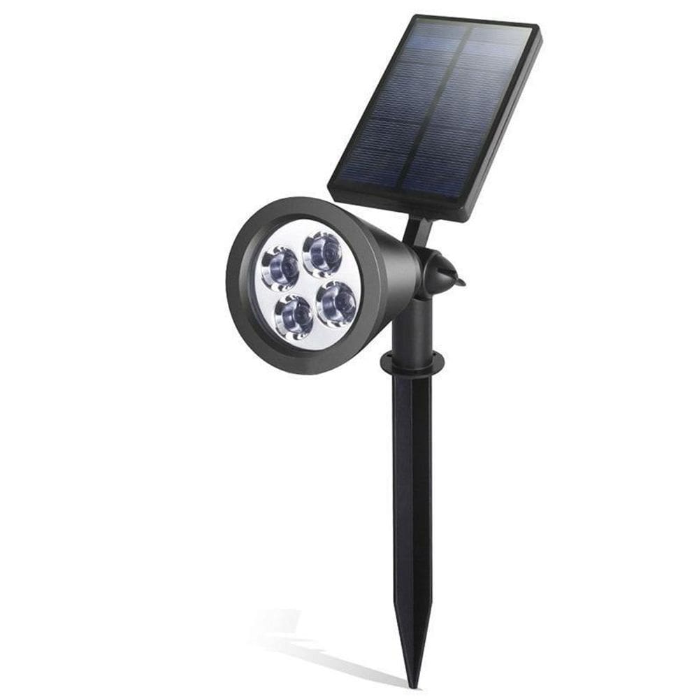 Poste Solar Jardim Led Externa Colorida Spot 50W