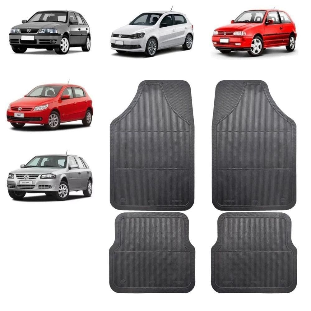 Kit Tapete Automotivo Borracha De Alta Qualidade 4 Peças Carro Universal