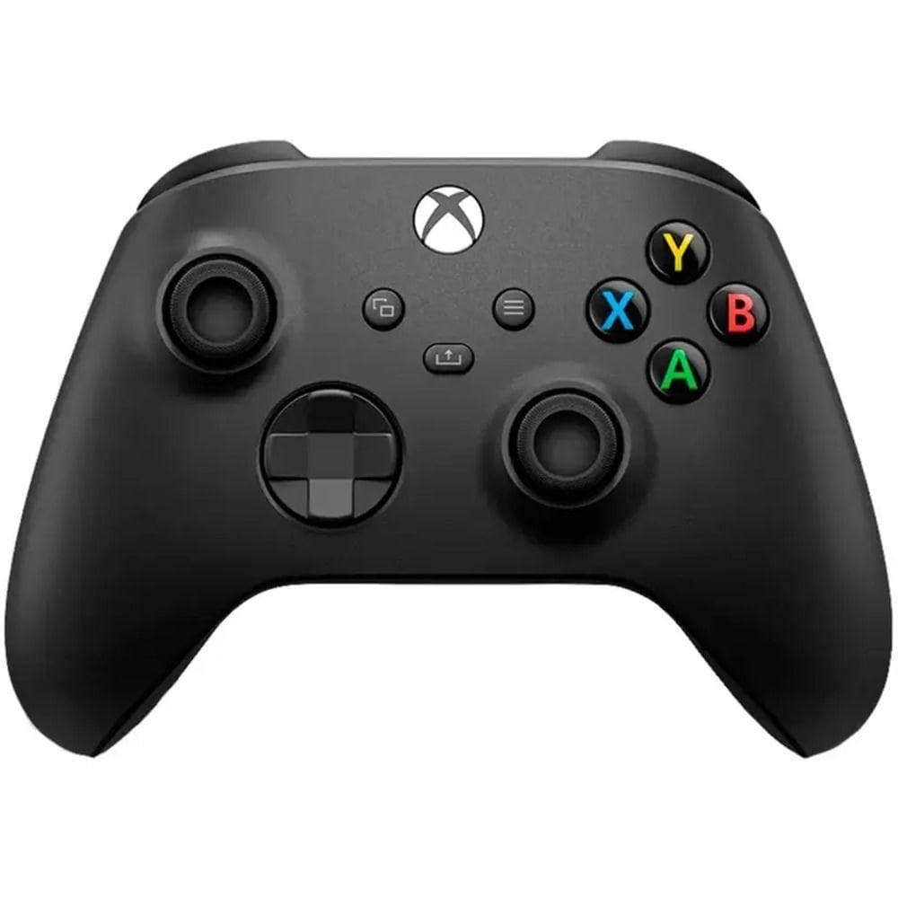 Controle Xbox Carbon Black Qat-00007 Microsoft