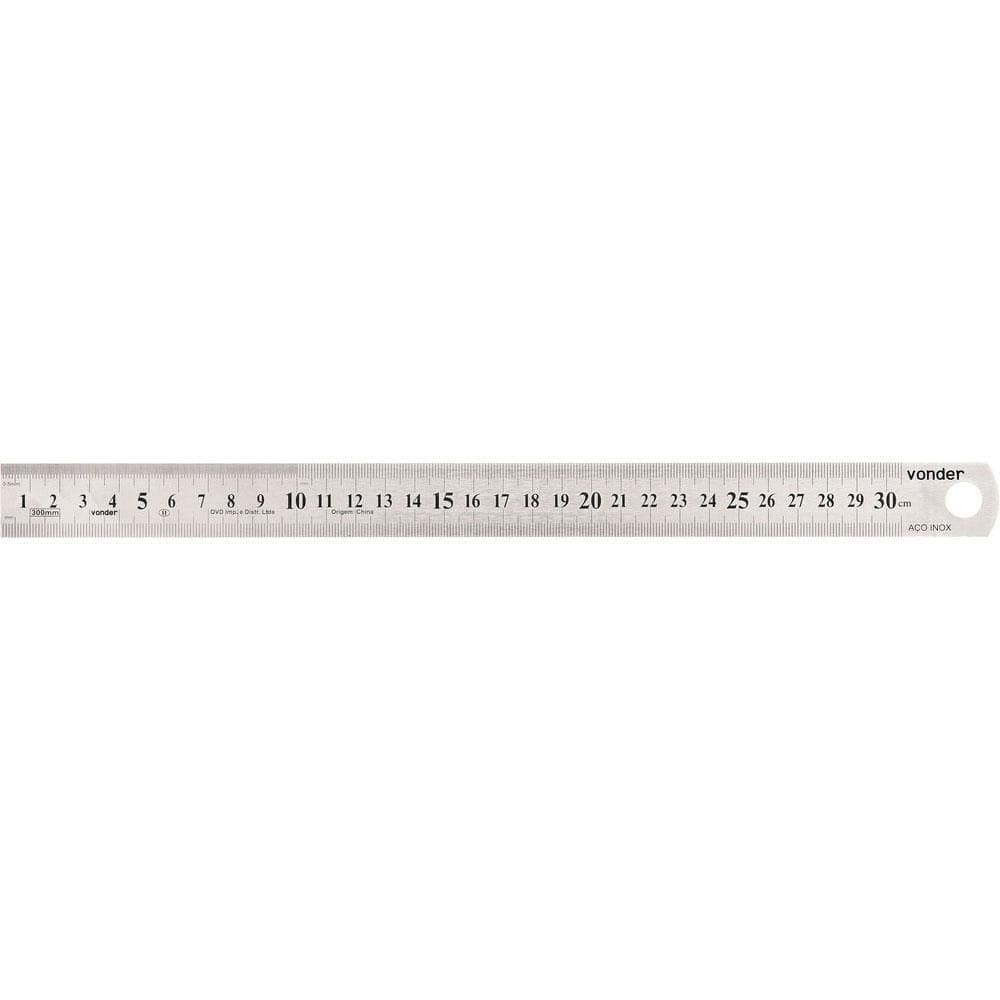 Escala de Aço Inox 300mm - 35.61.209.000 - VONDER