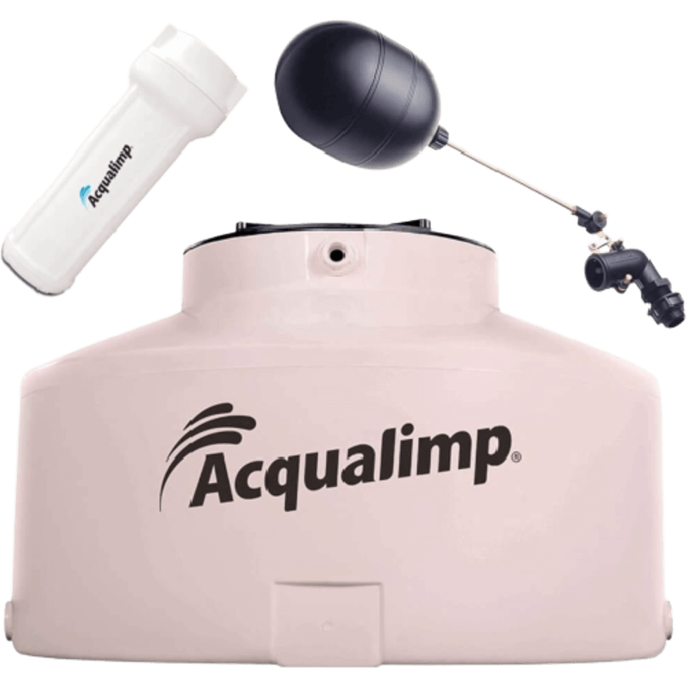 Caixa d`Água com Bóia e Filtro Água Limpa 1000 Litros - 500132 - ACQUALIMP