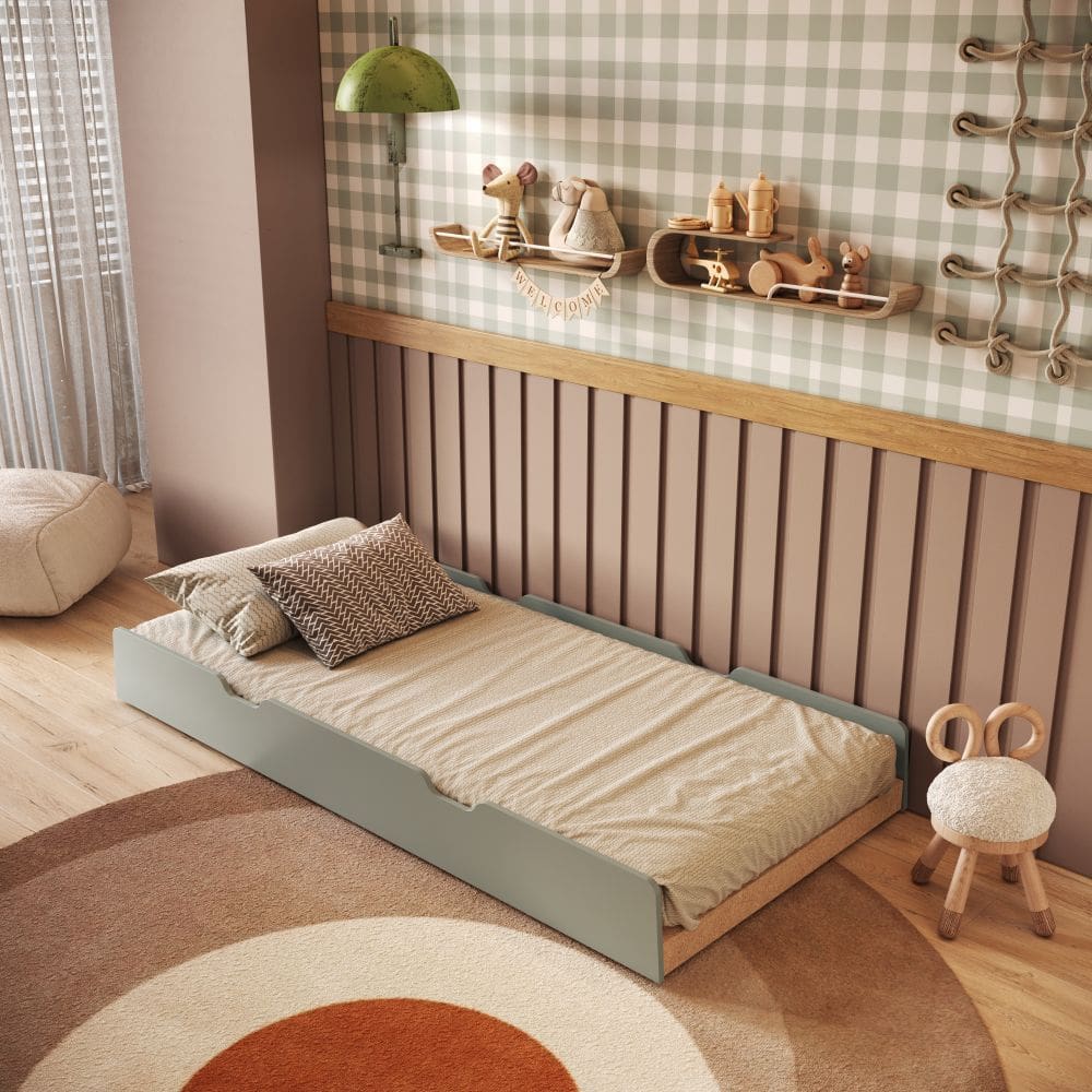 Cama Auxiliar Infantil Mick MDF Mobikasa