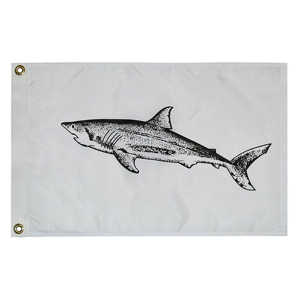 Banner TaylorMade Fisherman`s Catch Boat Flag Shark