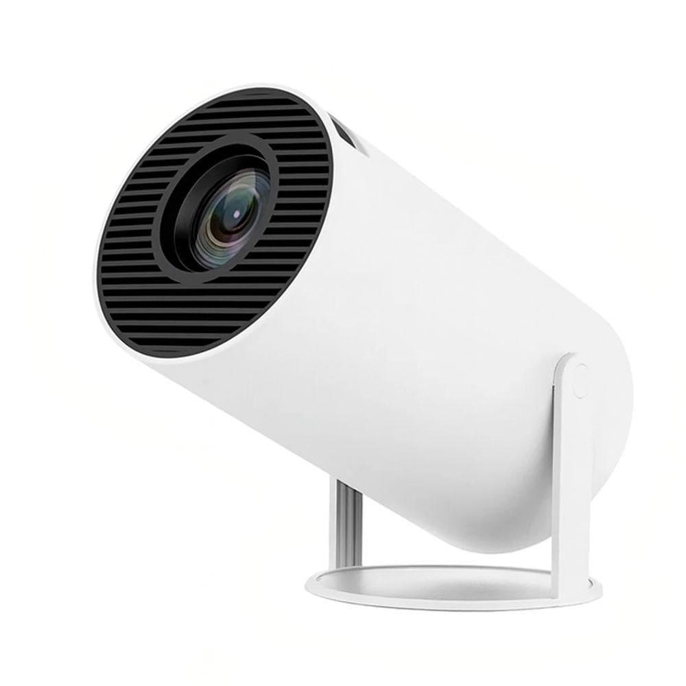 Projetor Smart Portátil Ultra Hd 4k Tela De 40 A 130 Com Wi-fi E Bluetooth Branco
