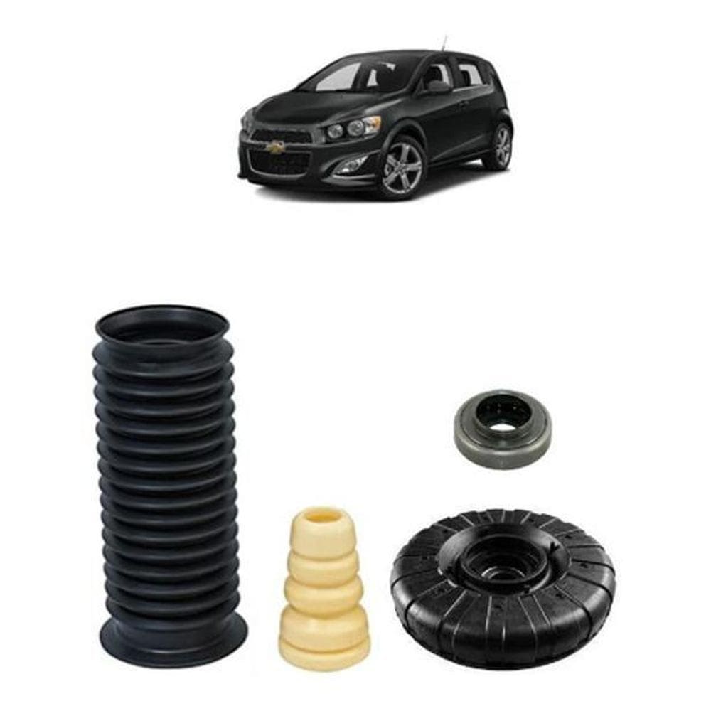 Kit Coxim Batente Dianteiro 01 Lado Chevrolet Sonic Todos