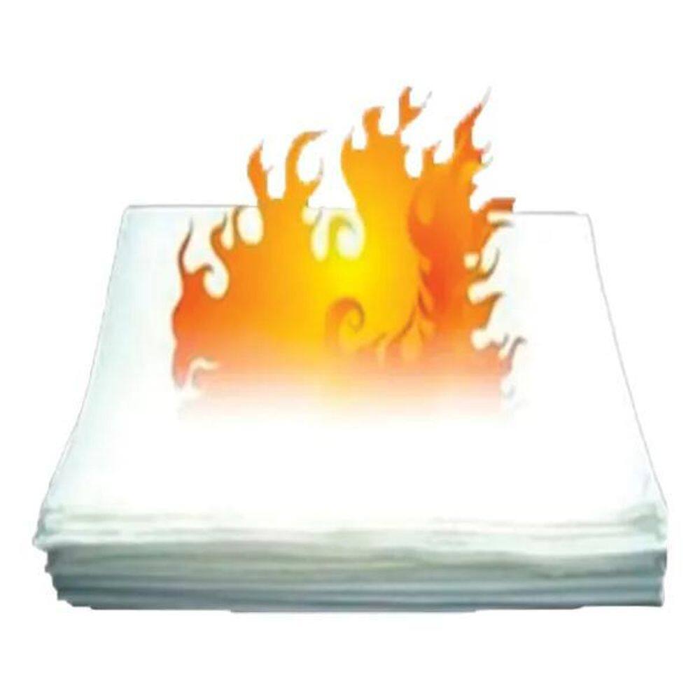 10X 5 Folhas De Papel Flash Paper 10X10 - Versão Econômica