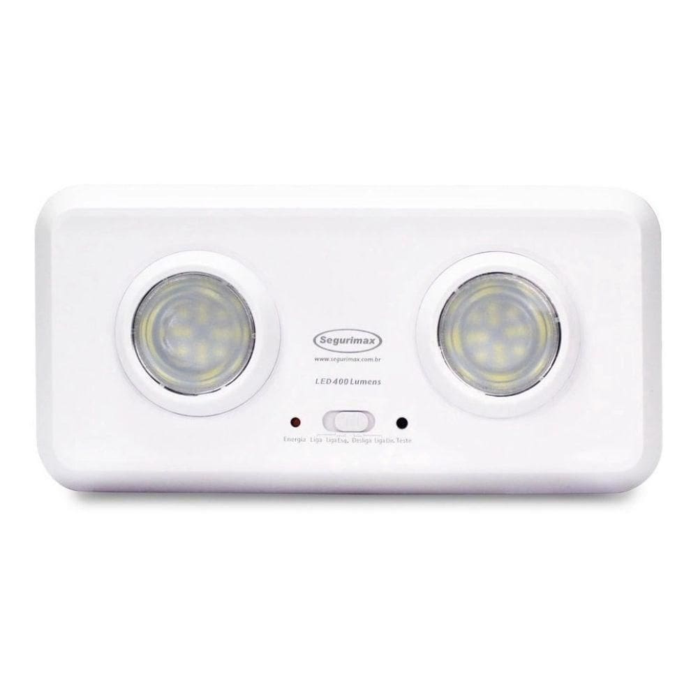 Luminaria De Emergencia Segurimax Led 400 Lumens Duo