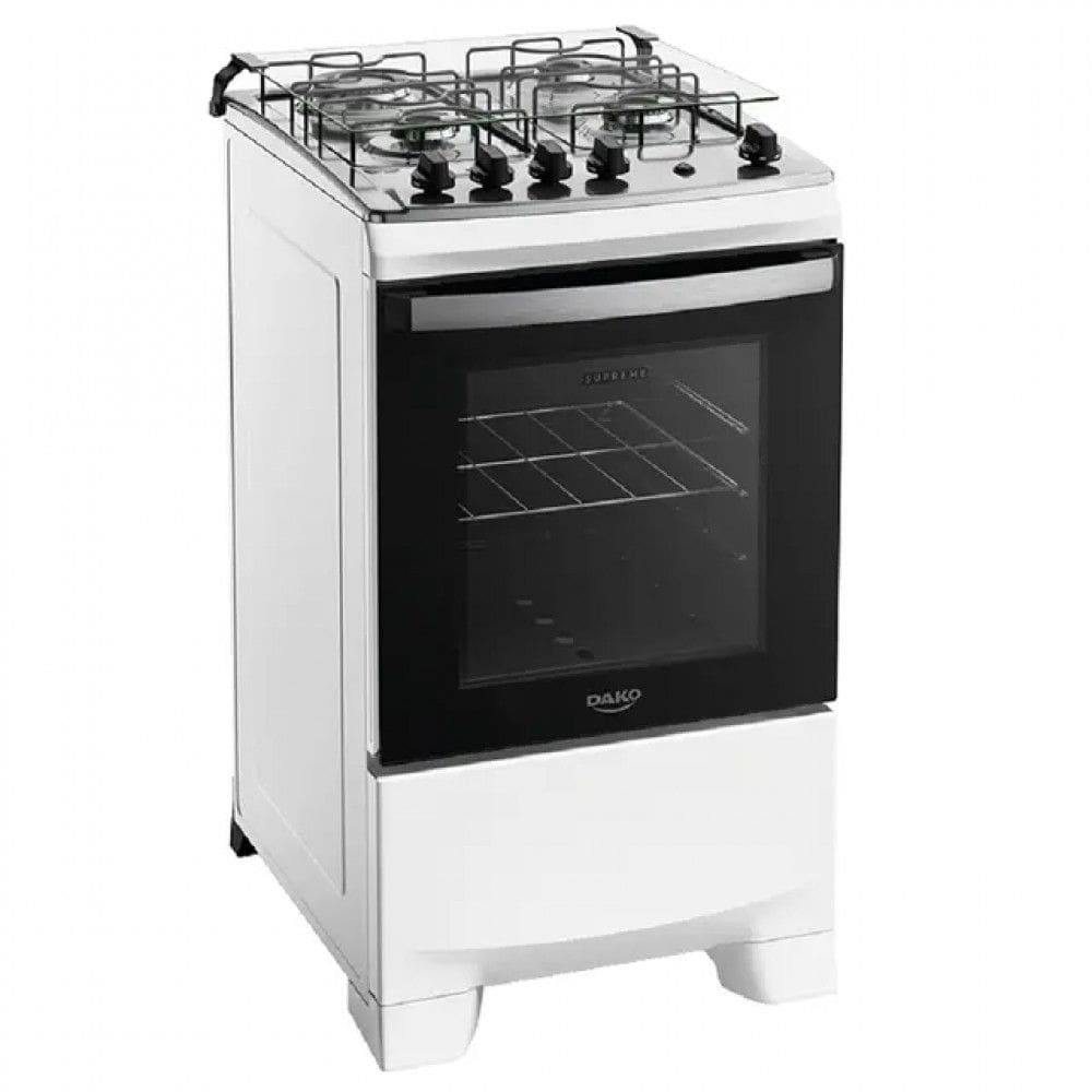 Fogão Supreme 4 Bocas Automático Inox Forno 60L Bivolt Dako