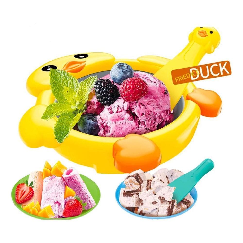 Sorveteria Chapa Instantâneo Infantil Máquina Sorvete Pato
