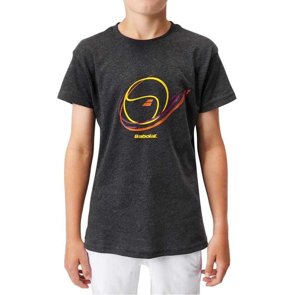 Camiseta Babolat Exercise Vintage Tee Infantil Preta