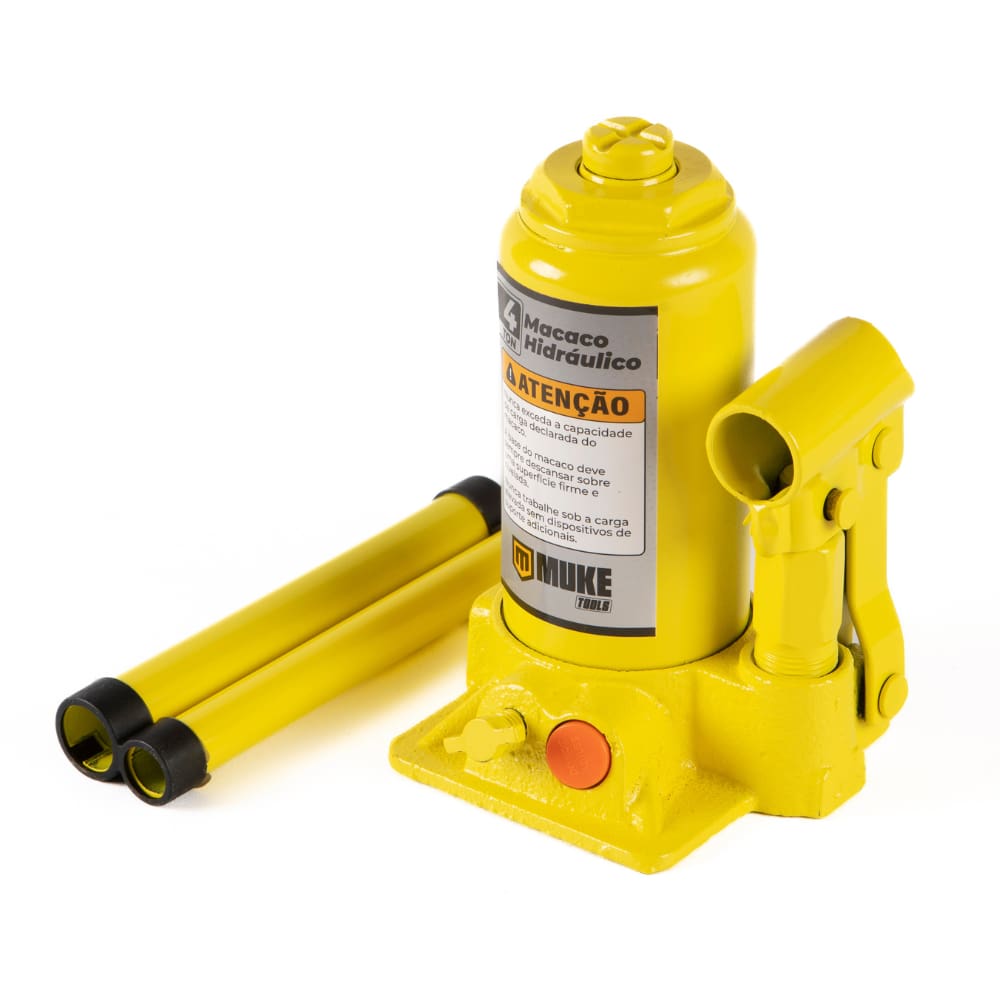 Macaco Hidráulico Tipo Garrafa 4 Toneladas Muke Tools